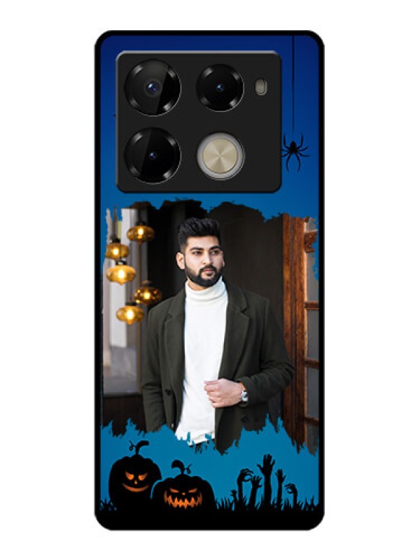 Custom Infinix Note 40 Pro 5G Custom Glass Phone Case - With Pro Halloween Design