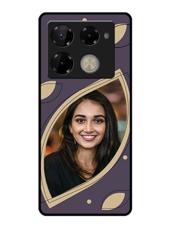 Custom Infinix Note 40 Pro 5G Custom Glass Phone Case - Falling Leaf Design