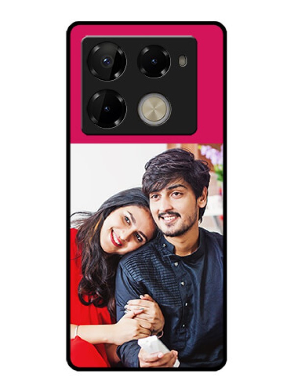 Custom Infinix Note 40 Pro Plus 5G Custom Glass Phone Case - Anniversary Cover Design