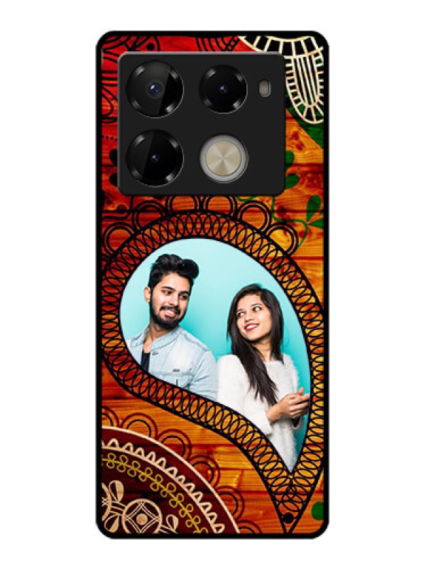Custom Infinix Note 40 Pro Plus 5G Custom Glass Phone Case - Abstract Colorful Design