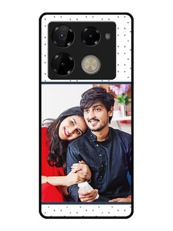Custom Infinix Note 40 Pro Plus 5G Custom Glass Phone Case - Premium Dot Design