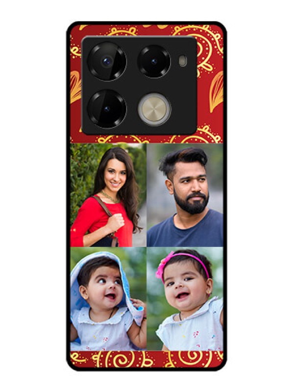 Custom Infinix Note 40 Pro Plus 5G Custom Glass Phone Case - 4 Image Traditional Design