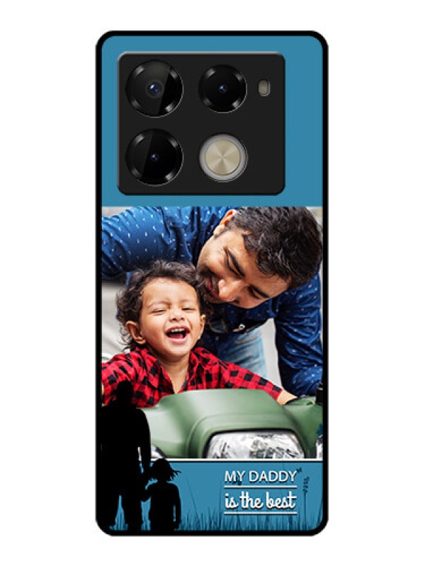 Custom Infinix Note 40 Pro Plus 5G Custom Glass Phone Case - Best Dad Design
