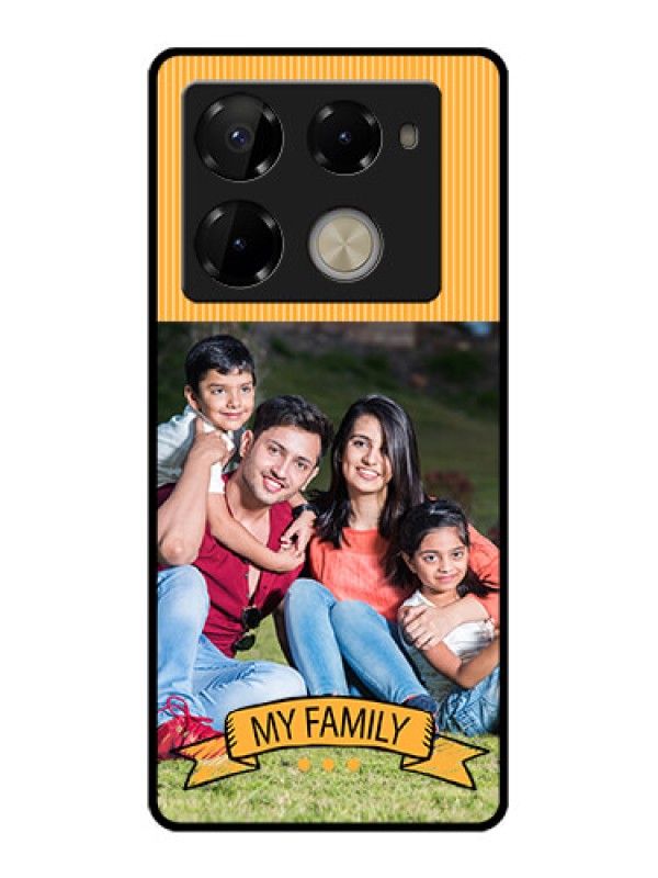 Custom Infinix Note 40 Pro Plus 5G Custom Glass Phone Case - My Family Design