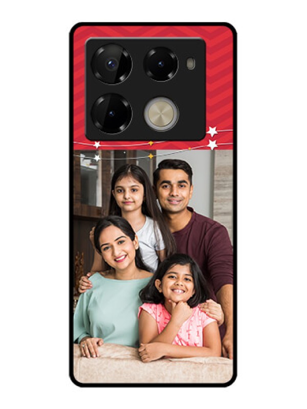 Custom Infinix Note 40 Pro Plus 5G Custom Glass Phone Case - Happy Family Design