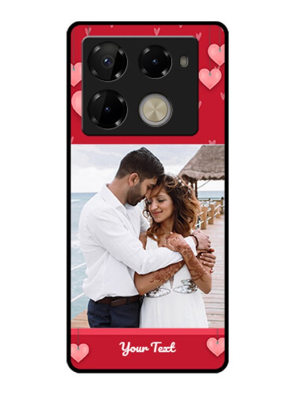 Custom Infinix Note 40 Pro Plus 5G Custom Glass Phone Case - Valentines Day Design