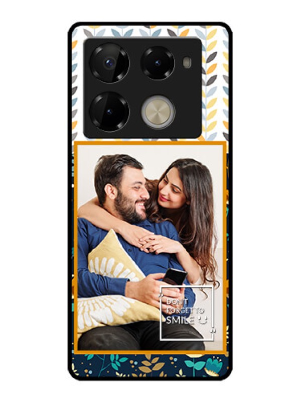 Custom Infinix Note 40 Pro Plus 5G Custom Glass Phone Case - Pattern Design