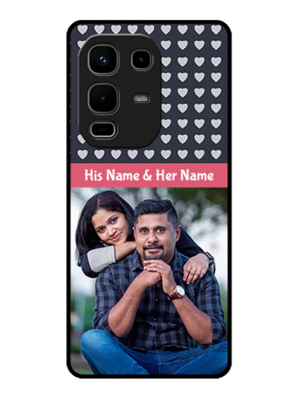 Custom Infinix Note 50s 5G Custom Glass Phone Case - Love Symbols Design