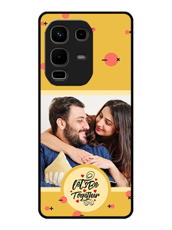 Custom Infinix Note 50s 5G Custom Glass Phone Case - Lets Be Together Design