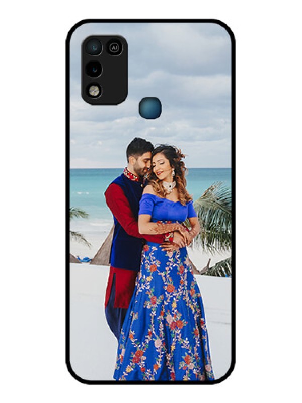 Custom Infinix Smart 5 Photo Printing on Glass Case - Upload Full Picture Design