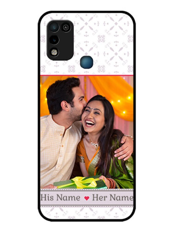 Custom Infinix Smart 5 Custom Glass Mobile Case - with Photo and Ethnic Design
