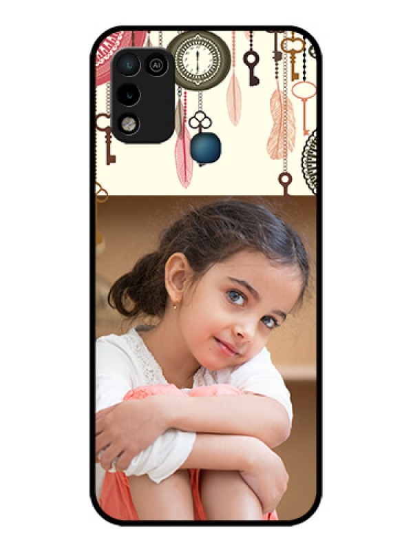 Custom Infinix Smart 5 Custom Glass Mobile Case - Boho Style Design
