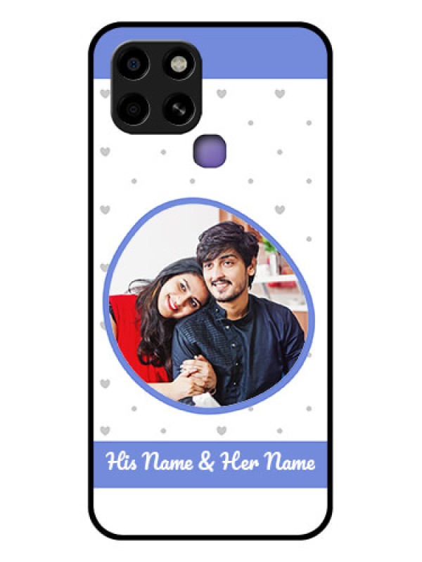 Custom Infinix Smart 6 Photo Printing on Glass Case - Premium Case Design