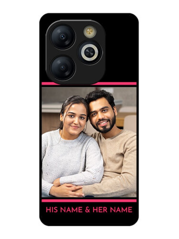 Custom Smart 8 HD Custom Glass Phone Case - With Add Text Design