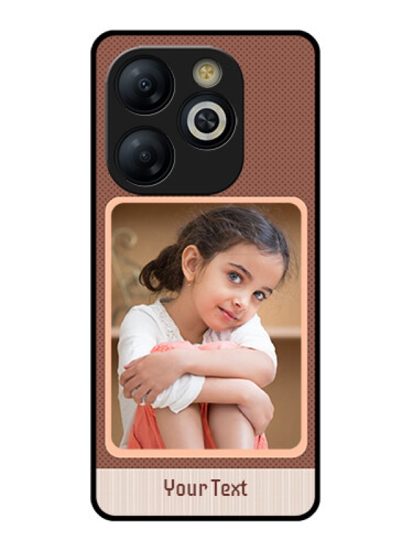 Custom Smart 8 HD Custom Glass Phone Case - Simple Pic Upload Design