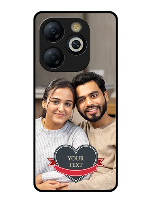 Custom Smart 8 HD Custom Glass Phone Case - Just Married Couple Design