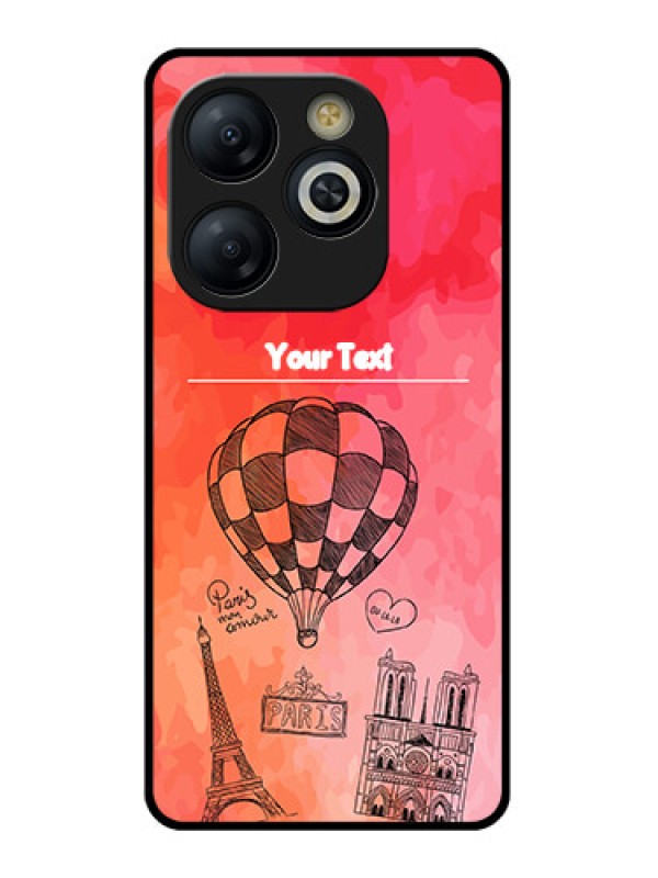Custom Smart 8 HD Custom Glass Phone Case - Paris Theme Design
