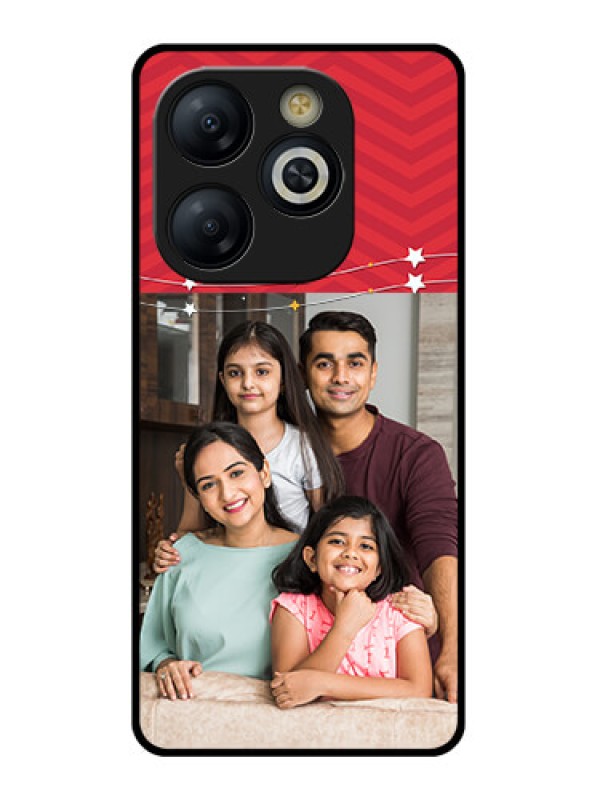 Custom Smart 8 HD Custom Glass Phone Case - Happy Family Design