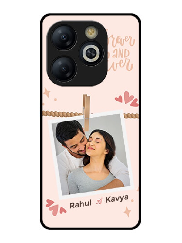Custom Smart 8 HD Custom Glass Phone Case - Forever And Ever Love Design