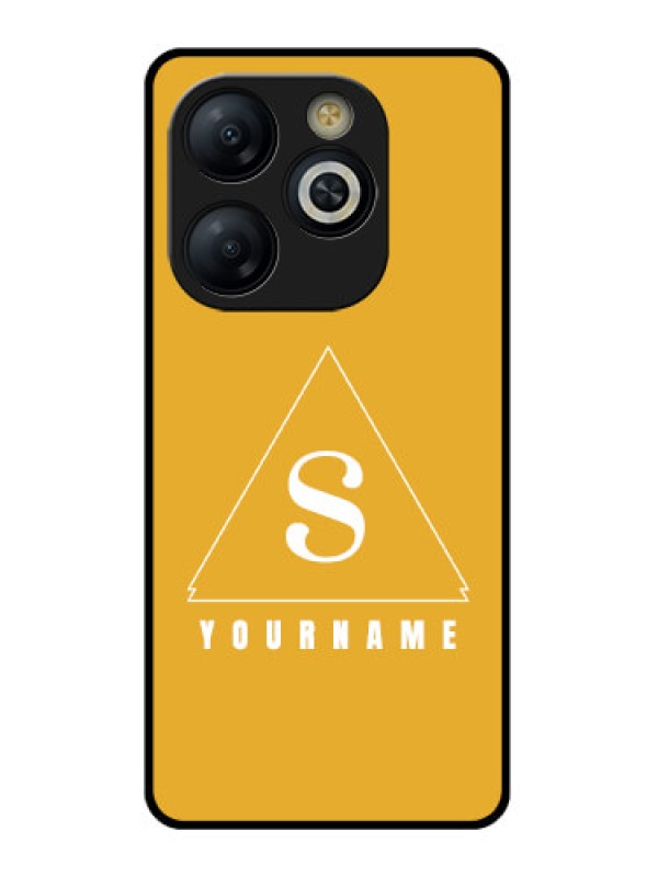 Custom Smart 8 HD Custom Glass Phone Case - Simple Triangle Design
