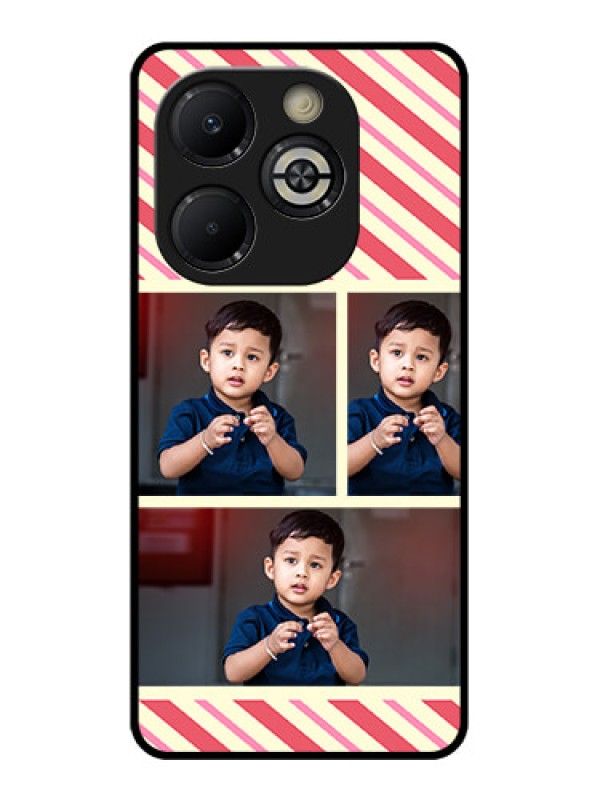 Custom Smart 8 Plus Custom Glass Phone Case - Picture Upload Mobile Case Design