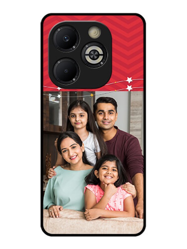 Custom Smart 8 Plus Custom Glass Phone Case - Happy Family Design