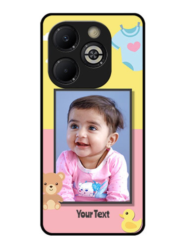 Custom Smart 8 Plus Custom Glass Phone Case - Kids 2 Color Design