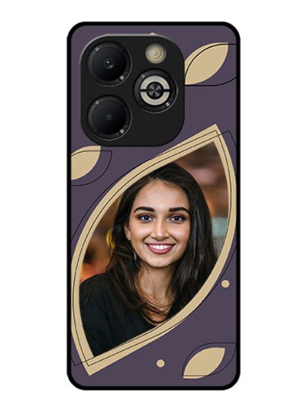 Custom Smart 8 Plus Custom Glass Phone Case - Falling Leaf Design