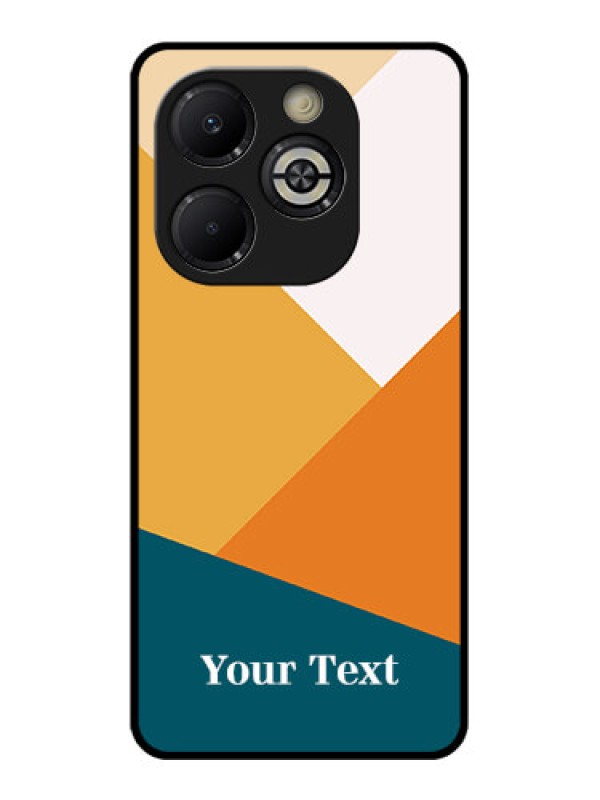 Custom Smart 8 Plus Custom Glass Phone Case - Stacked Multi - Colour Design