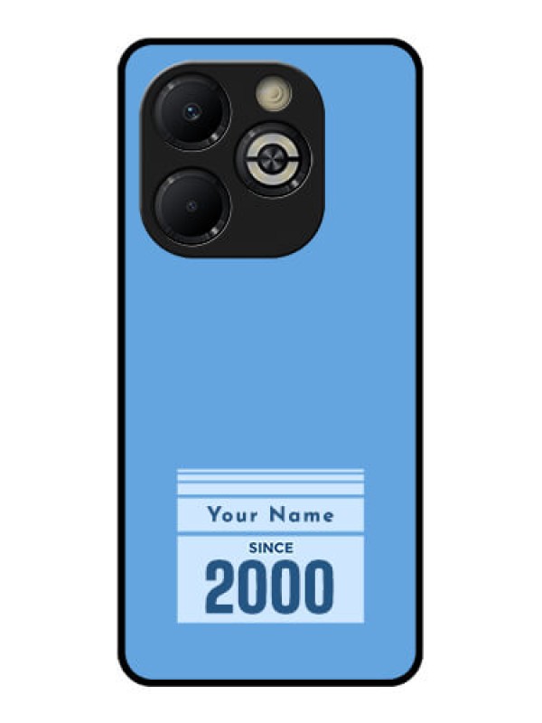Custom Smart 8 Plus Custom Glass Phone Case - Custom Year Of Birth Design