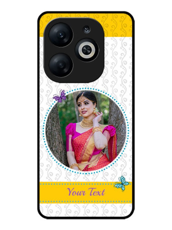 Custom Infinix Smart 8 Custom Glass Phone Case - Girls Premium Case Design