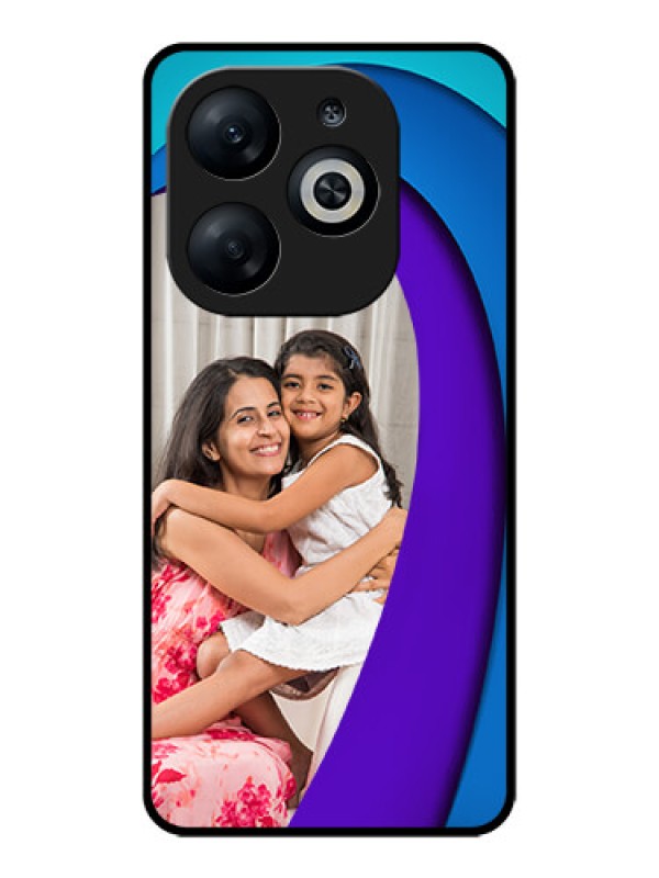 Custom Infinix Smart 8 Custom Glass Phone Case - Simple Pattern Design