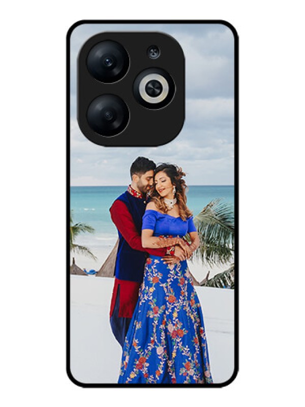 Custom Infinix Smart 8 Custom Glass Phone Case - Upload Full Picture Design