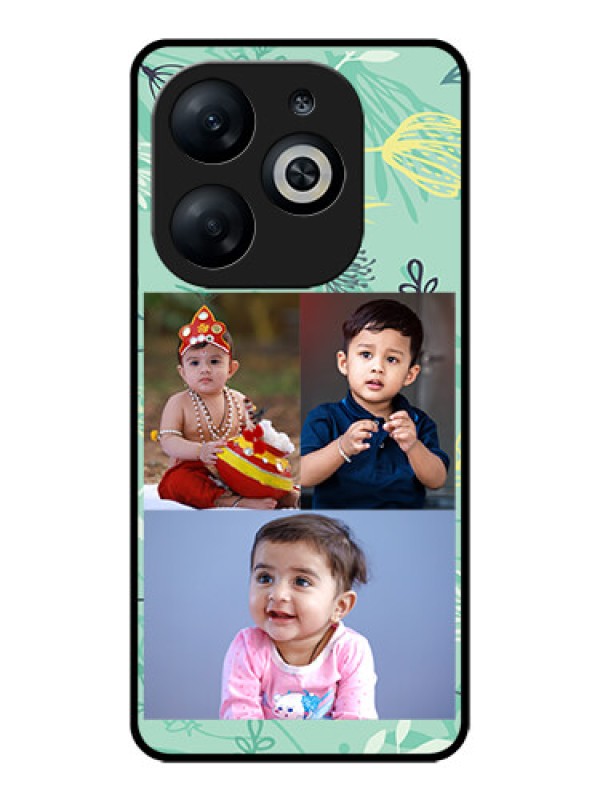 Custom Infinix Smart 8 Custom Glass Phone Case - Forever Family Design