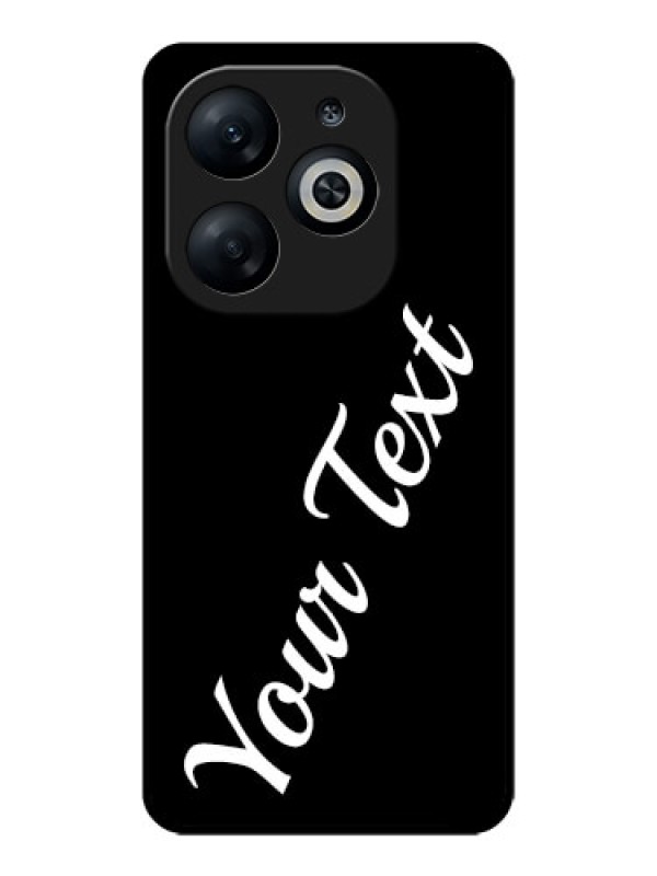 Custom Infinix Smart 8 Custom Glass Phone Case - With Your Name Design