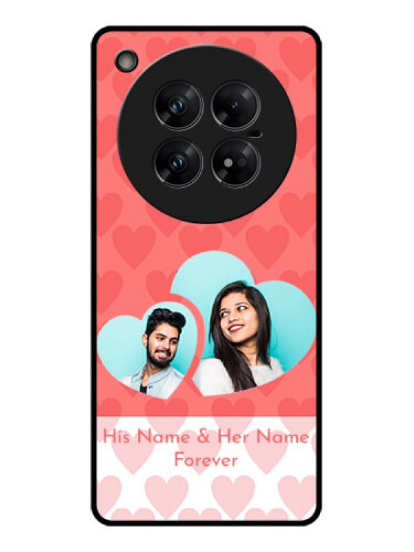 Custom Infinix Zero 40 5G Custom Glass Phone CaseCouple Pic Upload Design