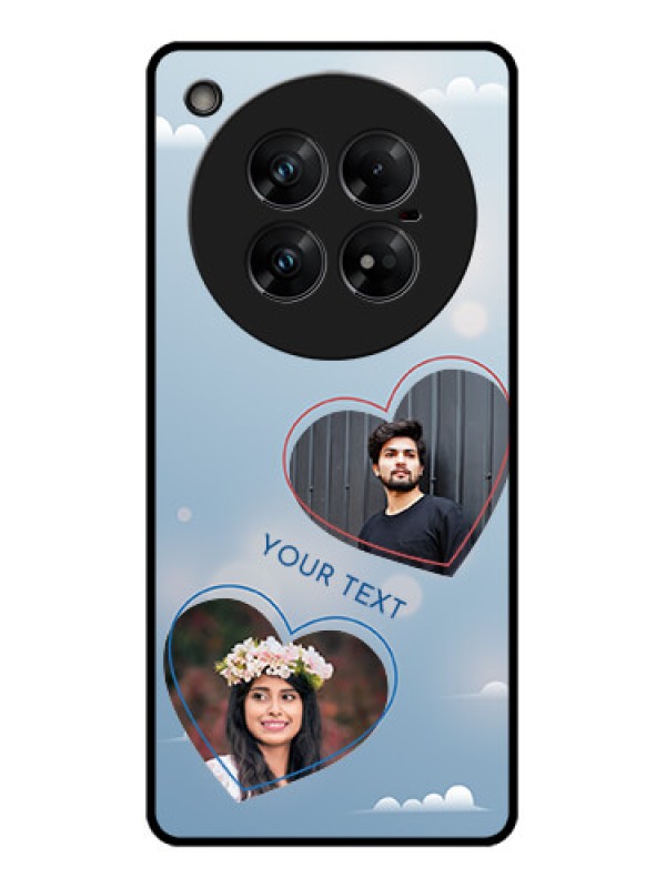 Custom Infinix Zero 40 5G Custom Glass Phone CaseBlue Color Couple Design