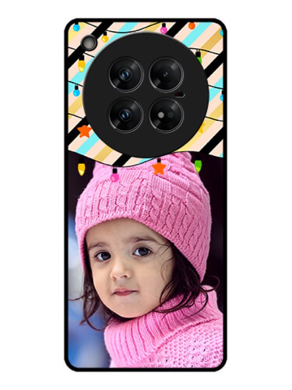 Custom Infinix Zero 40 5G Custom Glass Phone CaseLights Hanging Design