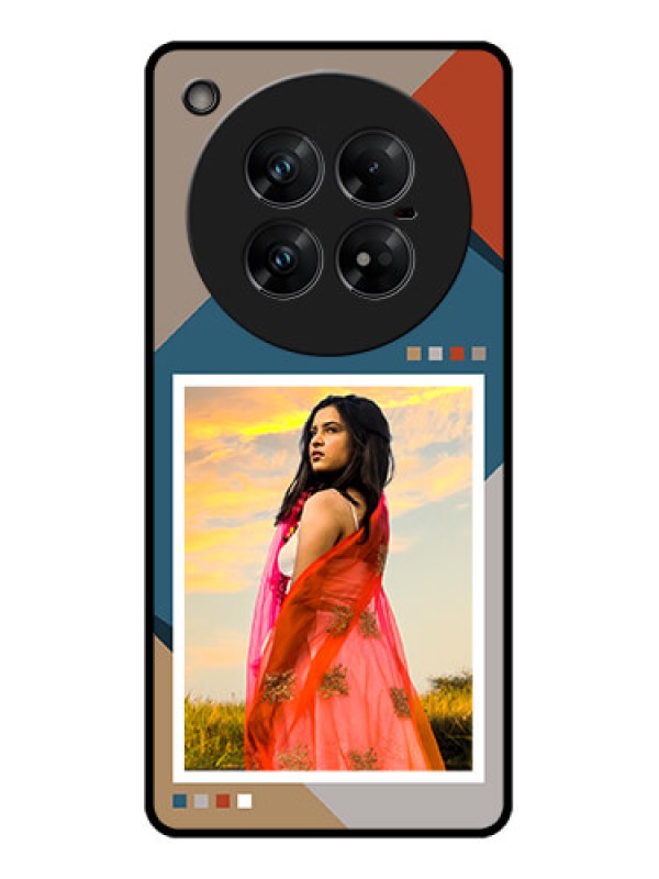 Custom Infinix Zero 40 5G Custom Glass Phone CaseRetro Color Pallet Design