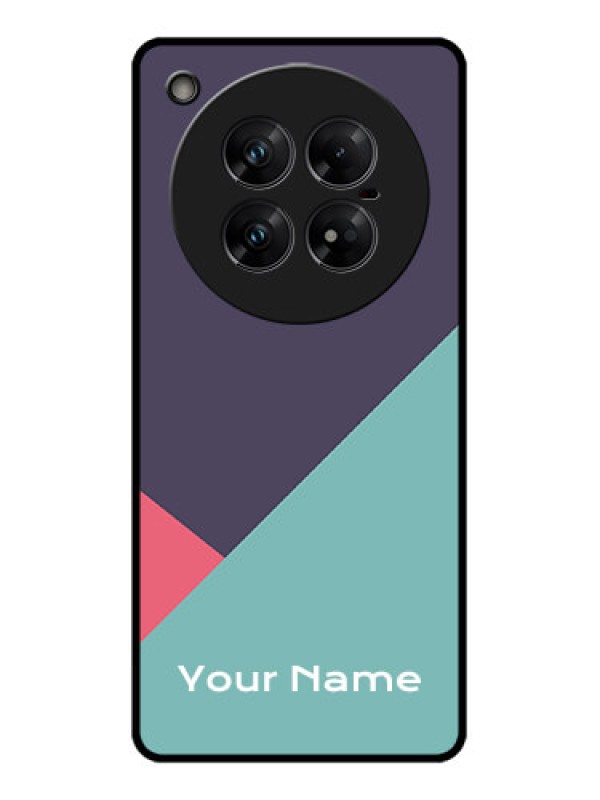 Custom Infinix Zero 40 5G Custom Glass Phone CaseTri Color Abstract Design