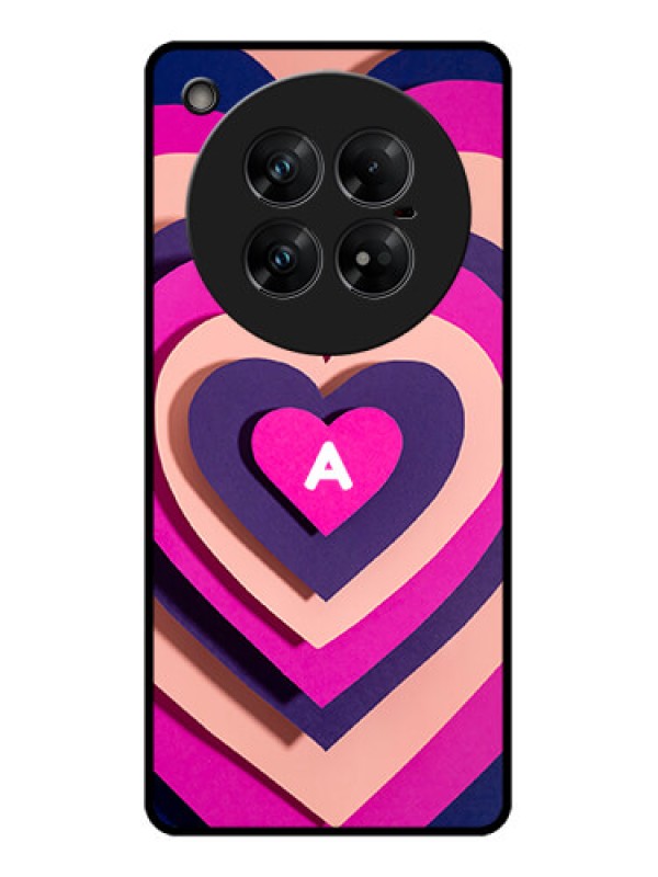 Custom Infinix Zero 40 5G Custom Glass Phone CaseCute Heart Pattern Design