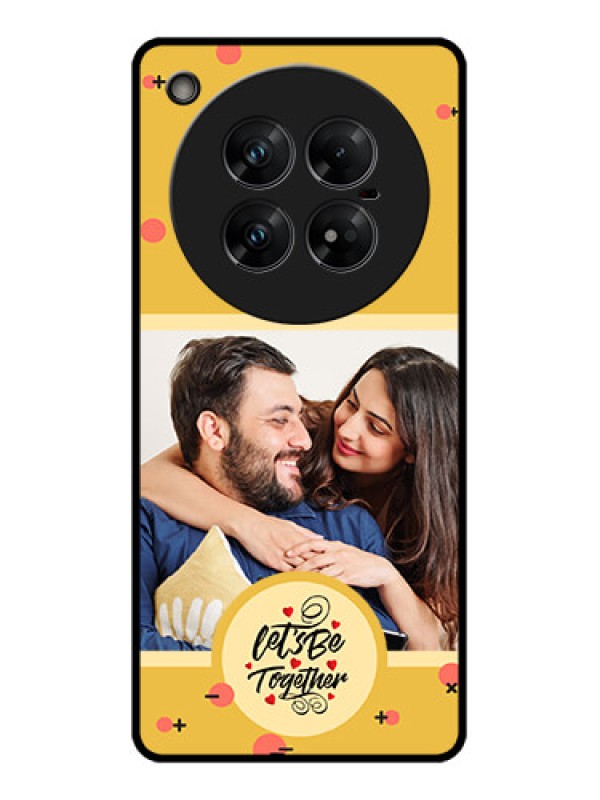 Custom Infinix Zero 40 5G Custom Glass Phone CaseLets Be Together Design