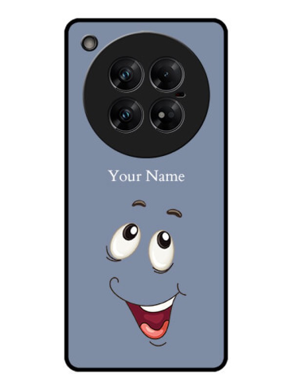 Custom Infinix Zero 40 5G Custom Glass Phone CaseLaughing Cartoon Face Design