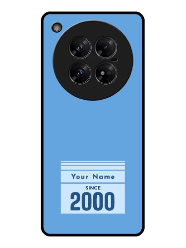 Custom Infinix Zero 40 5G Custom Glass Phone CaseCustom Year Of Birth Design