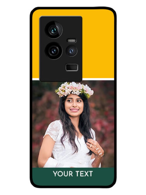 Custom iQOO 11 5G Photo Printing on Glass Case - Love You Design
