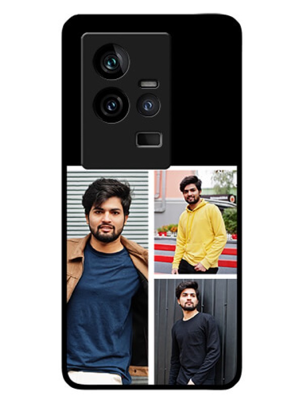 Custom iQOO 11 5G Photo Printing on Glass Case - Upload Multiple Picture Design