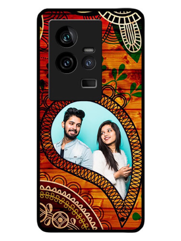 Custom iQOO 11 5G Personalized Glass Phone Case - Abstract Colorful Design