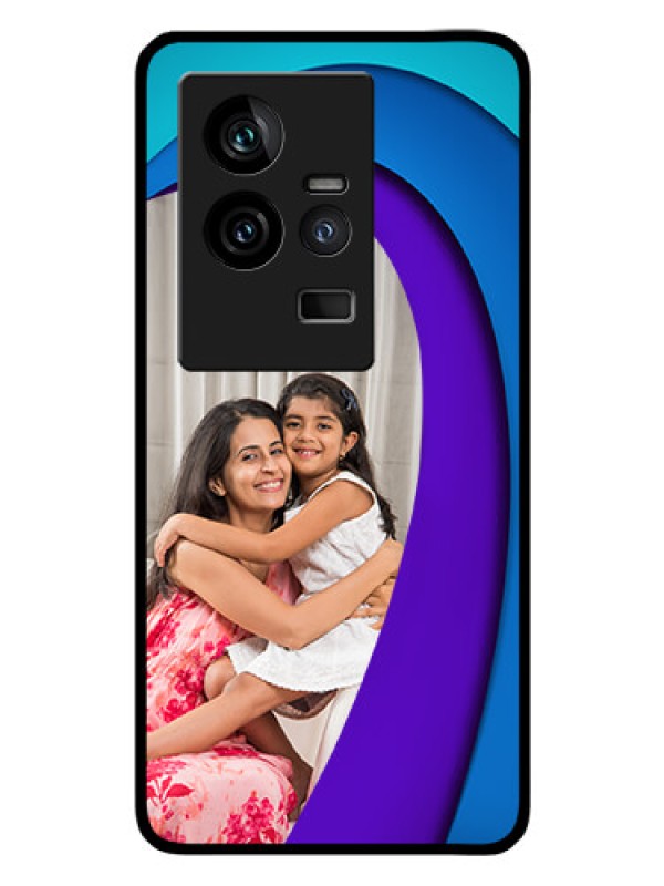 Custom iQOO 11 5G Photo Printing on Glass Case - Simple Pattern Design