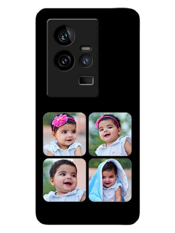 Custom iQOO 11 5G Photo Printing on Glass Case - Multiple Pictures Design