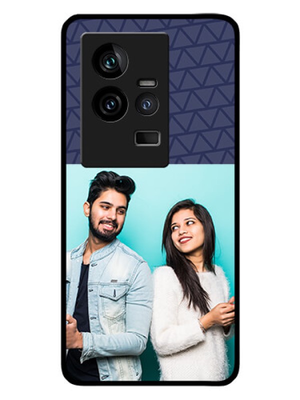 Custom iQOO 11 5G Photo Printing on Glass Case - with Best Friends Design